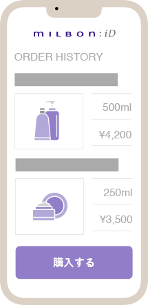 いつ何を買ったか振り返れる